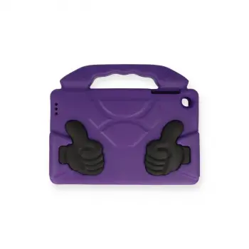 Samsung Galaxy T220 Tab A7 Lite 8.7 Kılıf Like Stantlı Tablet Silikon - Mor