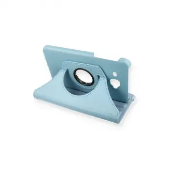 Samsung Galaxy T280 Tab A 7 Kılıf 360 Tablet Deri Kılıf - Turkuaz