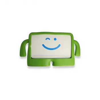 Samsung Galaxy T500 Tab A7 10.4 Kılıf Karakter Tablet Silikon - Yeşil