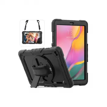 Samsung Galaxy T510 Tab A 10.1 Kılıf Pars Tablet Kapak - Siyah