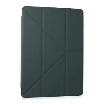 Samsung Galaxy T870 Tab S7 11 Kılıf Kalemlikli Mars Tablet Kılıfı - Koyu Yeşil