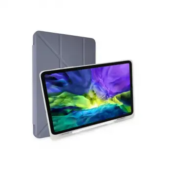 Samsung Galaxy T870 Tab S7 11 Kılıf Kalemlikli Mars Tablet Kılıfı - Lavender