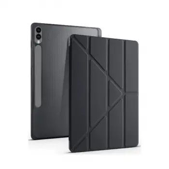 Samsung Galaxy X610 Tab S9 Fe Plus 12.4 Kılıf Kalemlikli Mars Tablet Kılıfı - Siyah