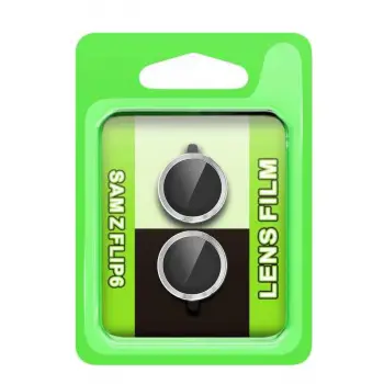 Samsung Galaxy Z Flip 6 Raze Metal Kamera Lens - Gümüş