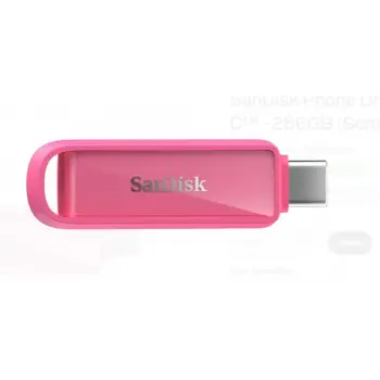 Sandisk SDIXS0N-256G-GN6NG 256GB Phone Drive with USB-C-128GB (Seastar Pink) Flash Bellek (KDO)