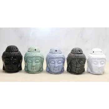 Seramik Buda Büstü Buhurdanlık Alk4446