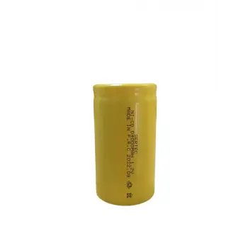 Sertec - 1.2v 4000 Mah - D Büyük Boy - Ni-cd Şarjlı Pil - (başsız / Flat Head)