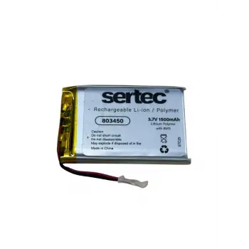 Sertec 803450 3.7v 1500mah Li-polymer Pil (devreli/1.5a)