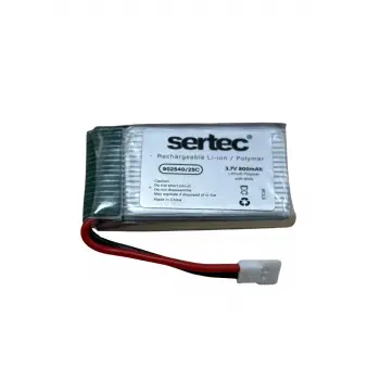 Sertec / 902540 / 3.7v - 800mah - 25c Beyaz Soket