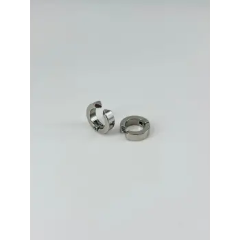 Sıkıştırma Çelik Erkek Küpe - Ekp0036