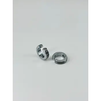 Sıkıştırma Çelik Erkek Küpe - Ekp0039