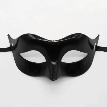 Siyah Renk Masquerade Kostüm Partisi Venedik Balo Maskesi