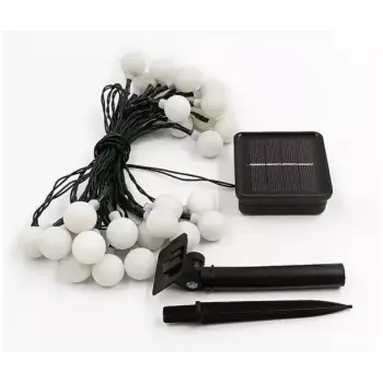 Solar 5m 28 Led Top Rgb Siyah Kablolu