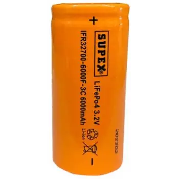 Supex IFR32700-6000F-3C 3.2V Lityum İon Pil (KDO)
