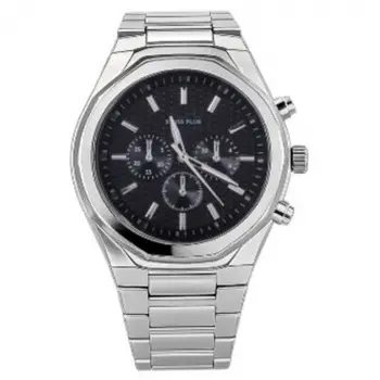 Swiss Plus Man Watch Basic Seri Model-4 ST3503AGS Plus Black-Silver(Kol Saati) (KDO)