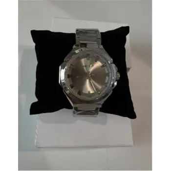 Swiss Plus Man Watch Basic Seri Model-9 ST3506AGS Max Plus Silver-Silver(Kol Saati) (KDO)