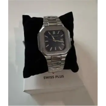 Swiss Plus Man Watch Premium Seri Model-5 RS23146 Blue-Silver