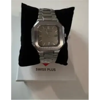 Swiss Plus Man Watch Premium Seri Model-6 RS23146 Beige-Silver