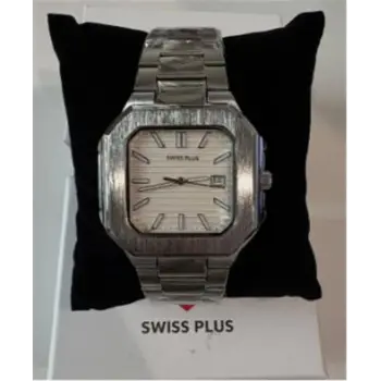 Swiss Plus Man Watch Premium Seri Model-8 RS23146 White-Silver