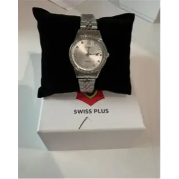 Swiss Plus Woman Watch Model-6 ST6131AF Plus Taşlı Silver