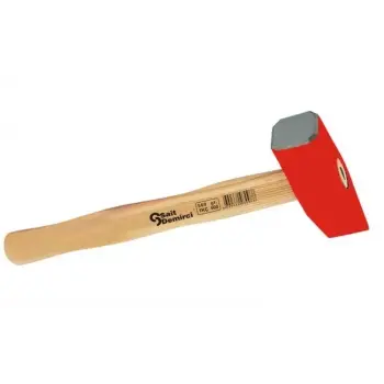 Taşçı Keski Çekiç 1000 Gr - Boyalı, Ahşap Saplı