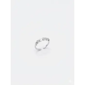 Taşlı Yıldız Tasarımlı Yüzük - Yz0239-1