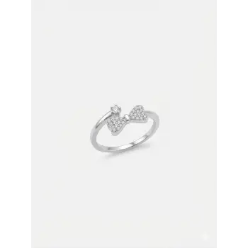 Tatlı Fiyonk Tasarımlı Taşlı Yüzük - Yz0221-1
