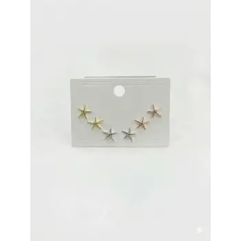Tatlı Yıldızlar Altılı Küpe - Kp00651
