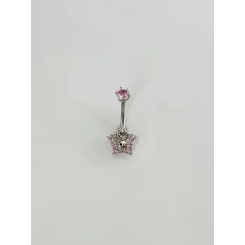 Tavşan Detaylı Göbek Piercing - Pg0171