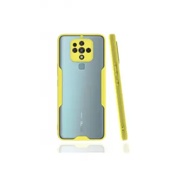 Tecno Camon 16 Kılıf Platin Silikon - Sarı