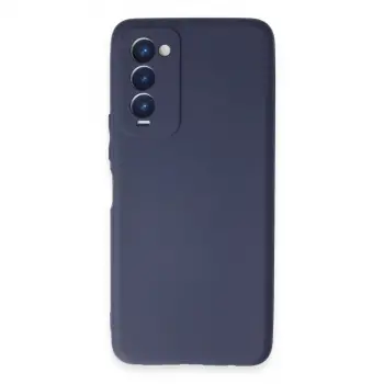 Tecno Camon 18 Kılıf First Silikon - Lacivert