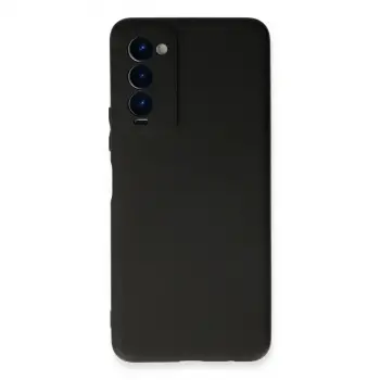 Tecno Camon 18 Kılıf First Silikon - Siyah