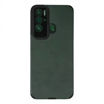Tecno Pova Neo Kılıf Loop Deri Silikon - Yeşil