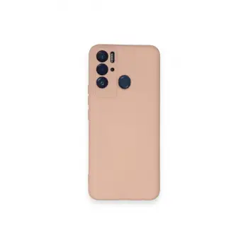 Tecno Pova Neo Kılıf Nano İçi Kadife Silikon - Pudra
