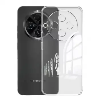 Tecno Spark 30c Kılıf Lüx Şeffaf Silikon