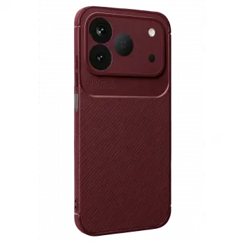 Tecno Spark 50 4g Auto Focus Karbon Kapak - Bordo
