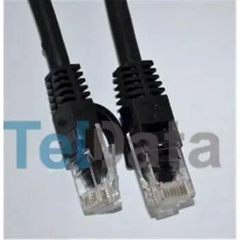 Teldata TLD-030S Cat6 0.30MT Siyah Utp Patch Kablo (KDO)