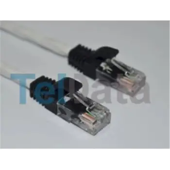 Teldata TLD-100B Cat6 1MT Beyaz Utp Patch Kablo (KDO)