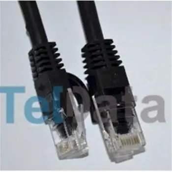 Teldata TLD-2000S Cat6 20MT Siyah Utp Patch Kablo (KDO)
