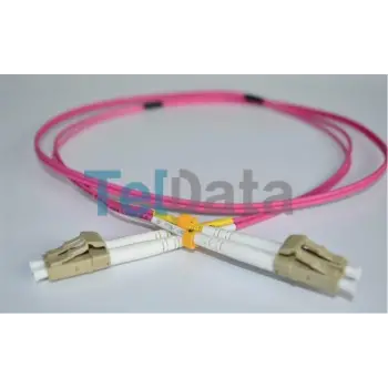 TELDATA TLD-LCLCOM41 LC-UPC-LC-UPC MM DX OM4 1 METRE FIBER OPTIK PATCHCORD