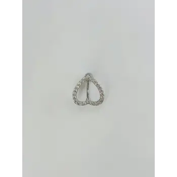 Ters Kalp Detaylı Göbek Piercing - Pg0143