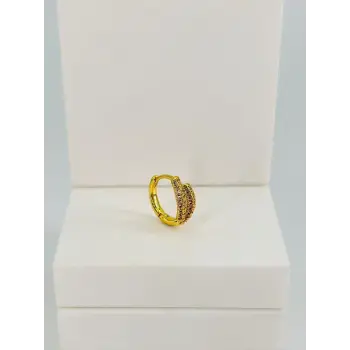 Zirkon Taşlı Uç Kısmı : Pirinç Kıkırdak Bar Uzunluğu : 6 Mm / Bar Kalınlığı 0.8 Mm / Top Boyu 3 Mm / Çap 10 Mm - Pt0070-1