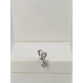Rodyum Zirkon Taşlı Uç Kısmı : Pirinç Kıkırdak Bar Uzunluğu : 6 Mm / Bar Kalınlığı 0.8 Mm / Top Boyu 3 Mm / Çap 6 Mm - Pt0072