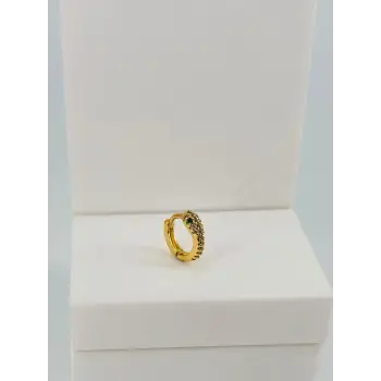 Zirkon Taşlı Uç Kısmı : Pirinç Kıkırdak Bar Uzunluğu : 6 Mm / Bar Kalınlığı 0.8 Mm / Top Boyu 3 Mm / Çap 8 Mm - Pt0071-1