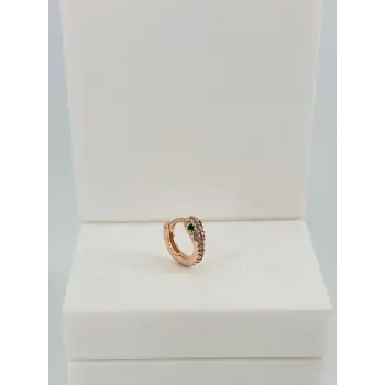 Rose Zirkon Taşlı Uç Kısmı : Pirinç Kıkırdak Bar Uzunluğu : 6 Mm / Bar Kalınlığı 0.8 Mm / Top Boyu 3 Mm / Çap 8 Mm - Pt0071-2