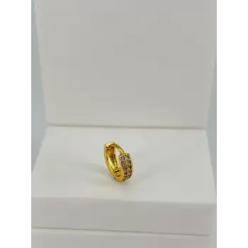 Zirkon Taşlı Uç Kısmı : Pirinç Kıkırdak Bar Uzunluğu : 6 Mm / Bar Kalınlığı 0.8 Mm / Top Boyu 3 Mm / Çap 8 Mm - Pt0073-1