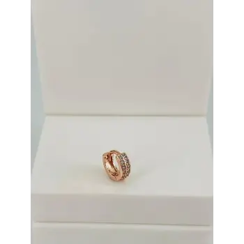 Rose Zirkon Taşlı Uç Kısmı : Pirinç Kıkırdak Bar Uzunluğu : 6 Mm / Bar Kalınlığı 0.8 Mm / Top Boyu 3 Mm / Çap 6 Mm - Pt0076-2