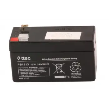 Ttec 12V 1.3AH Bakımsız Kuru Akü (KDO)