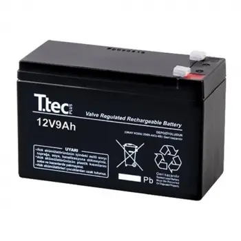 Ttec 12V 9AH Bakımsız Kuru Akü (KDO)