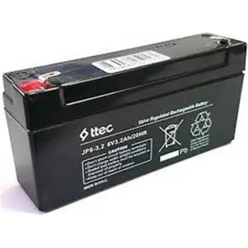 Ttec 6V 3.2AH Bakımsız Kuru Akü (KDO)